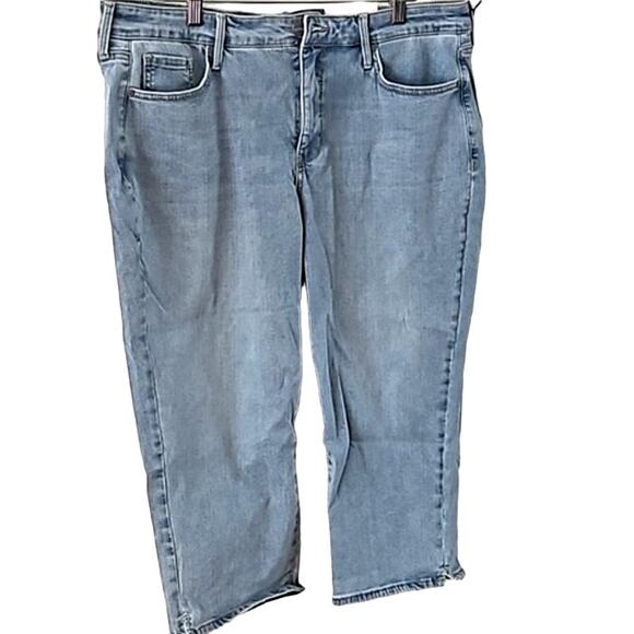NYDJ Curves 360 Slim Straight Crop Jeans - Size 16, Light Wash (NWT) Style - Picture 7 of 11